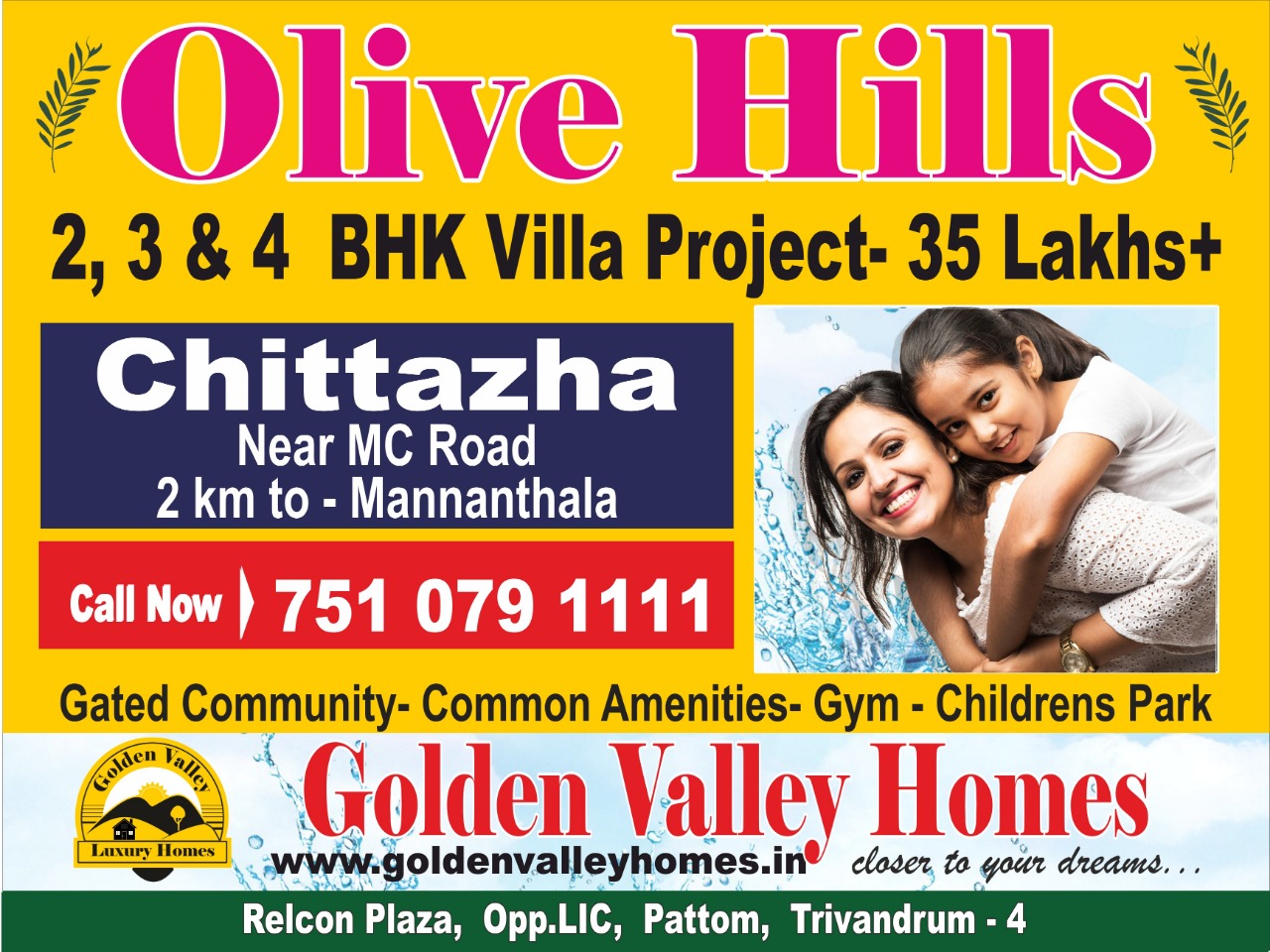 Golden Valley Homes Trivandrum